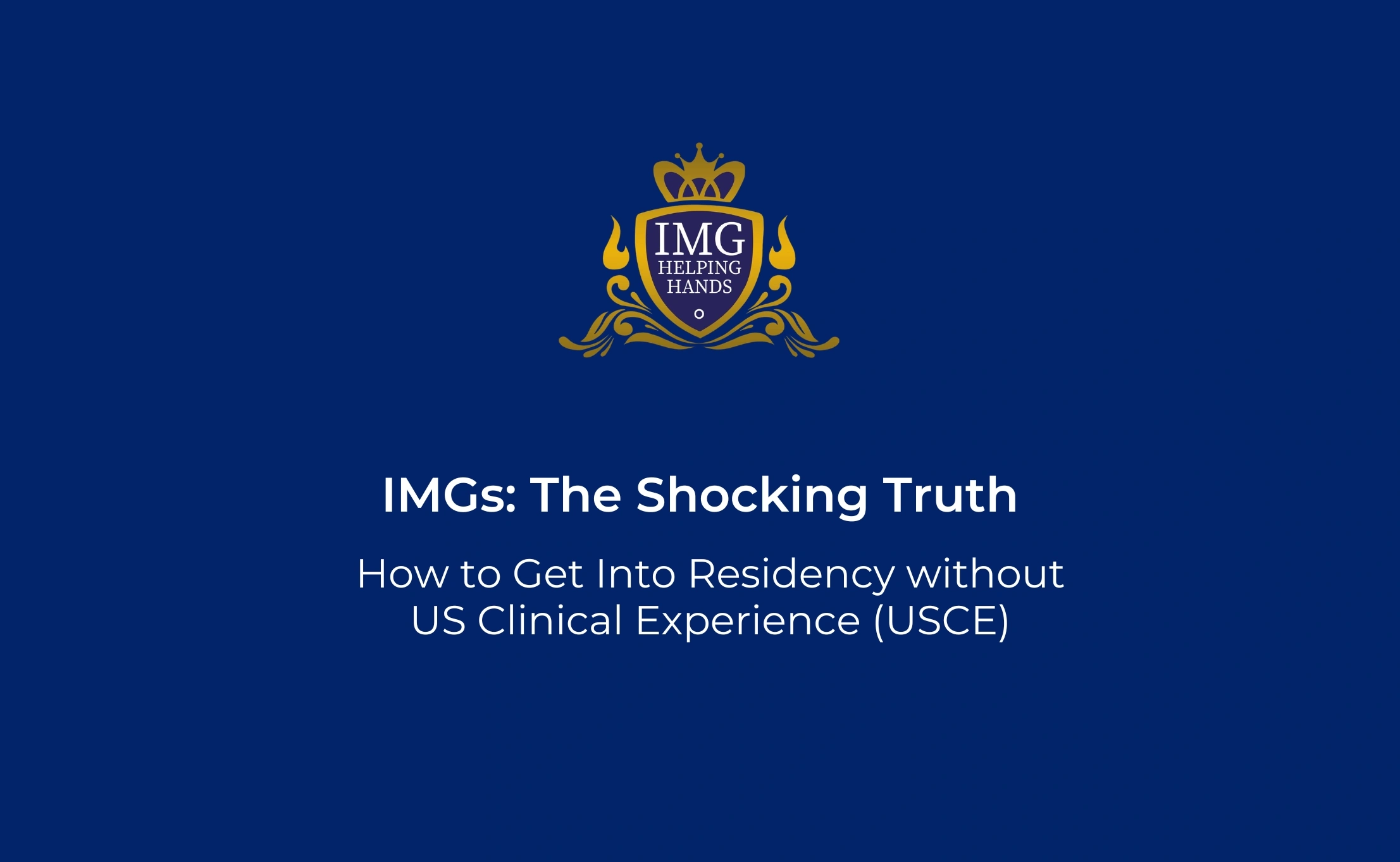 Residency Without US Clinical Experience
