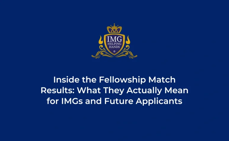What the Fellowship Match Results Mean for IMGs and Future Applicants