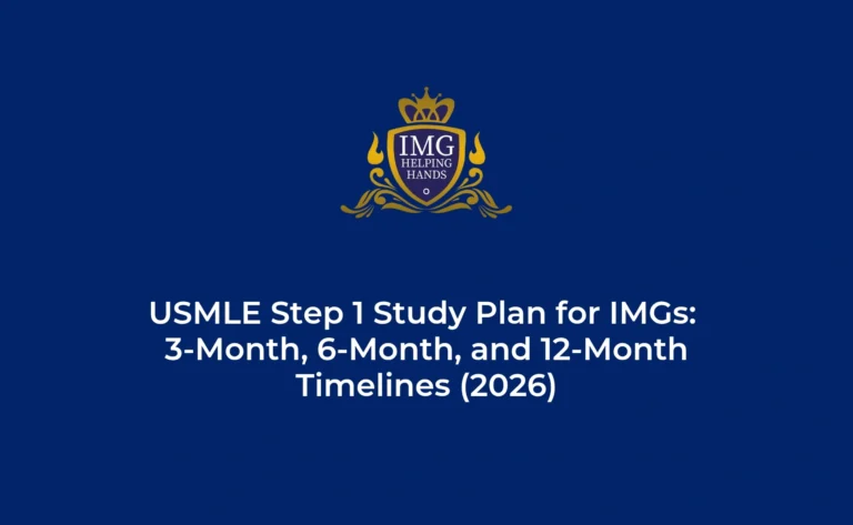 USMLE Step 1 Study Plan for IMGs