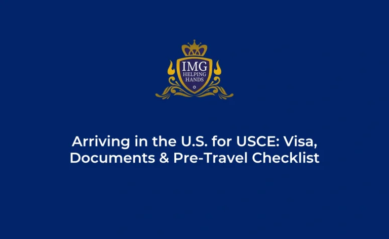 Arriving in The US for USCE Checklist For IMGs