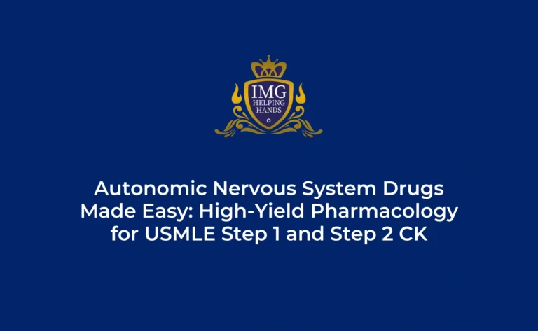 Autonomic Nervous System Drugs for USMLE Step 1