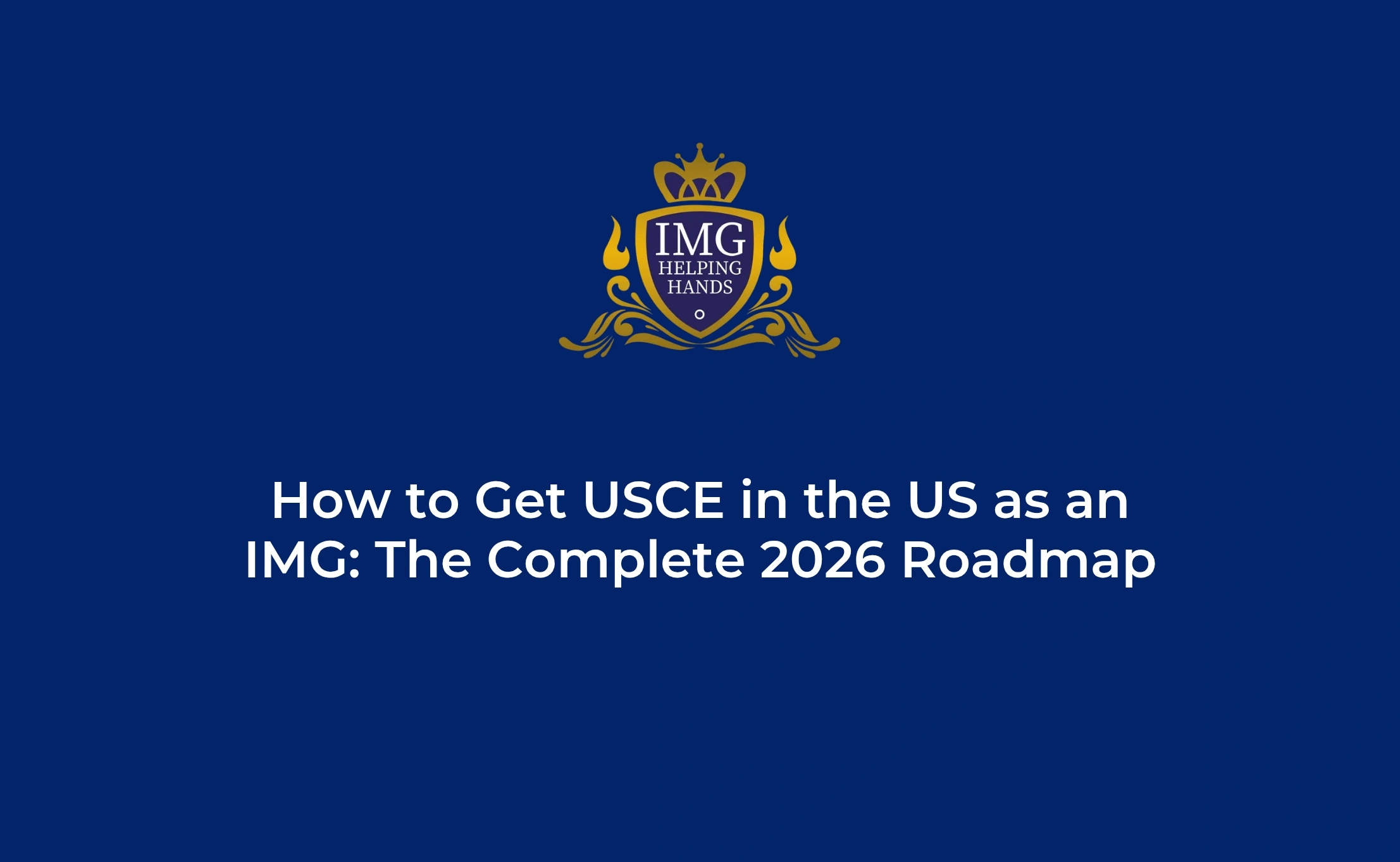 How to Get USCE in the US as an IMG
