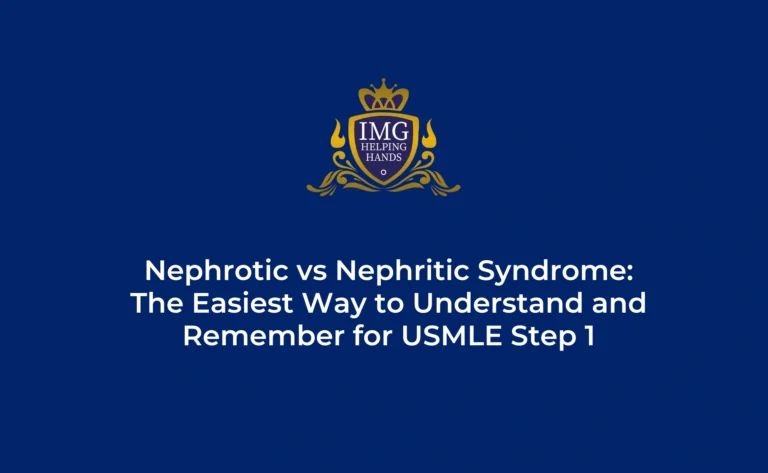 Nephrotic vs Nephritic Syndrome Explained for USMLE Step 1