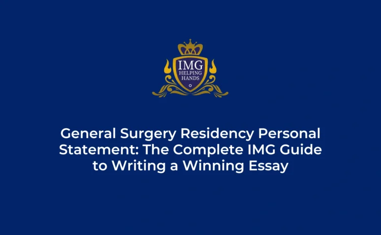 General Surgery Residency Personal Statement