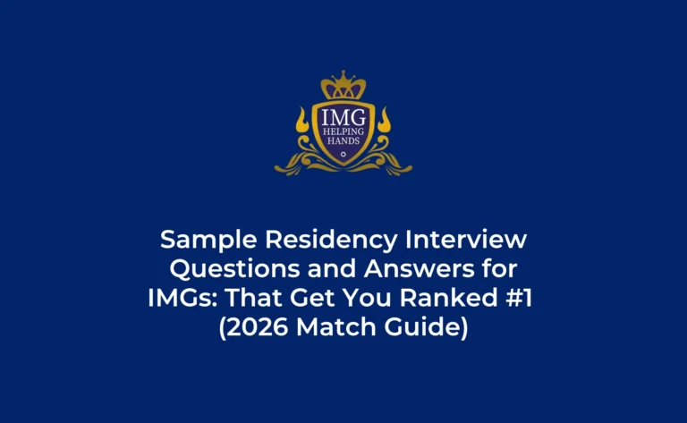Sample Residency Interview Questions and Answers for IMGs