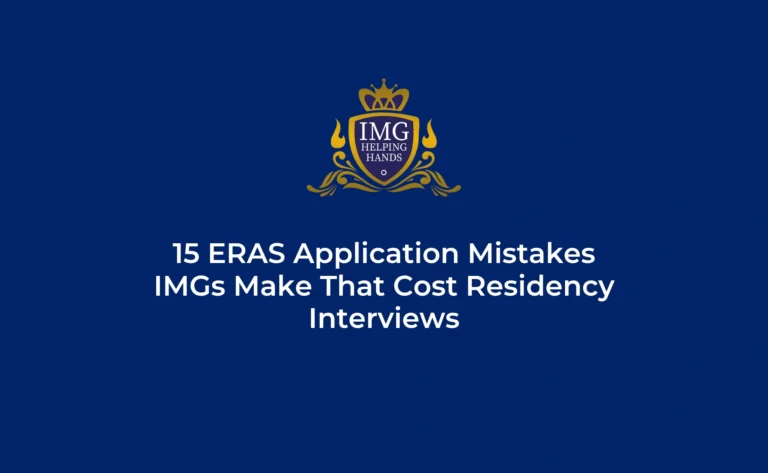ERAS Application Mistakes IMGs Make