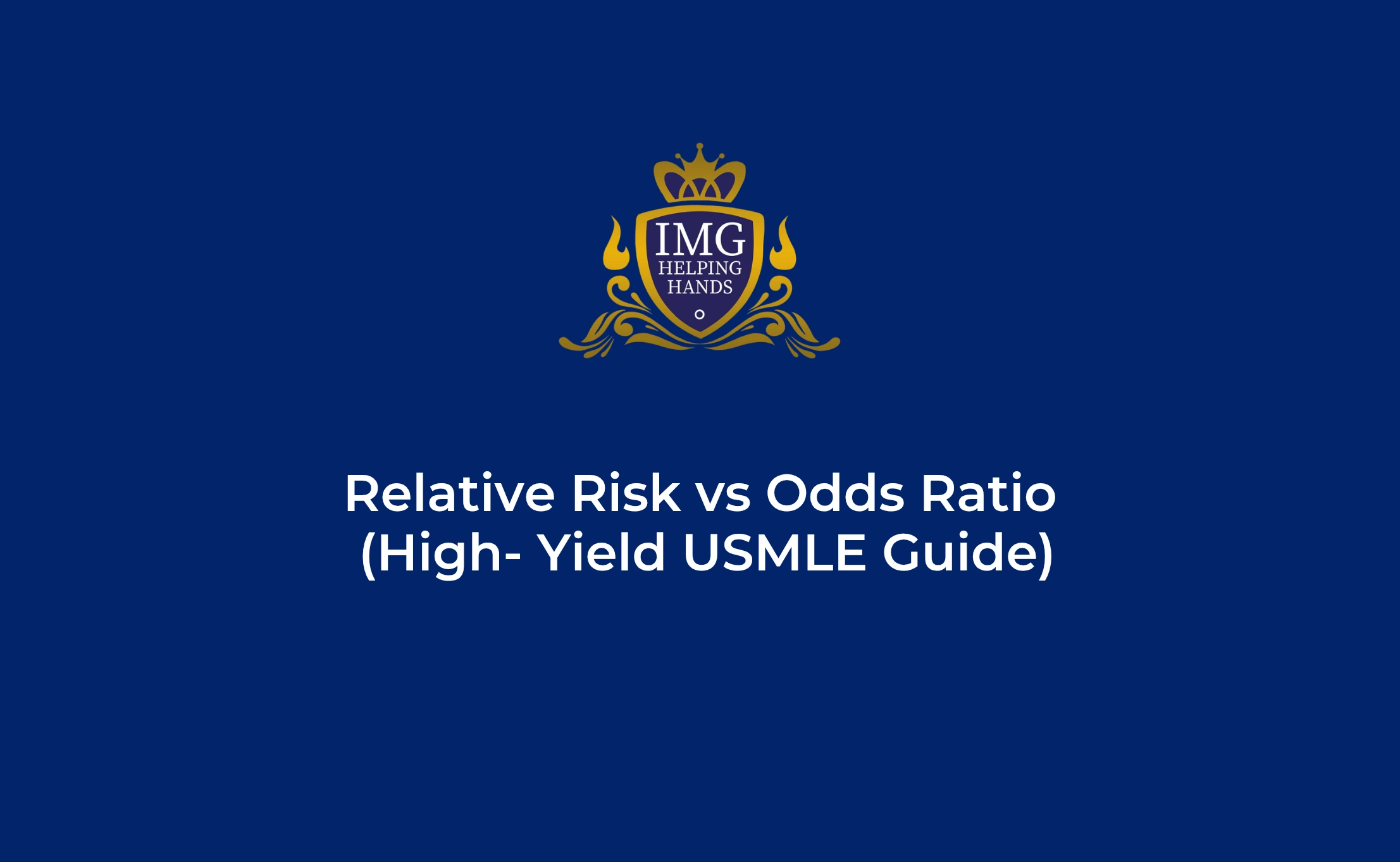 Relative Risk vs Odds Ratio