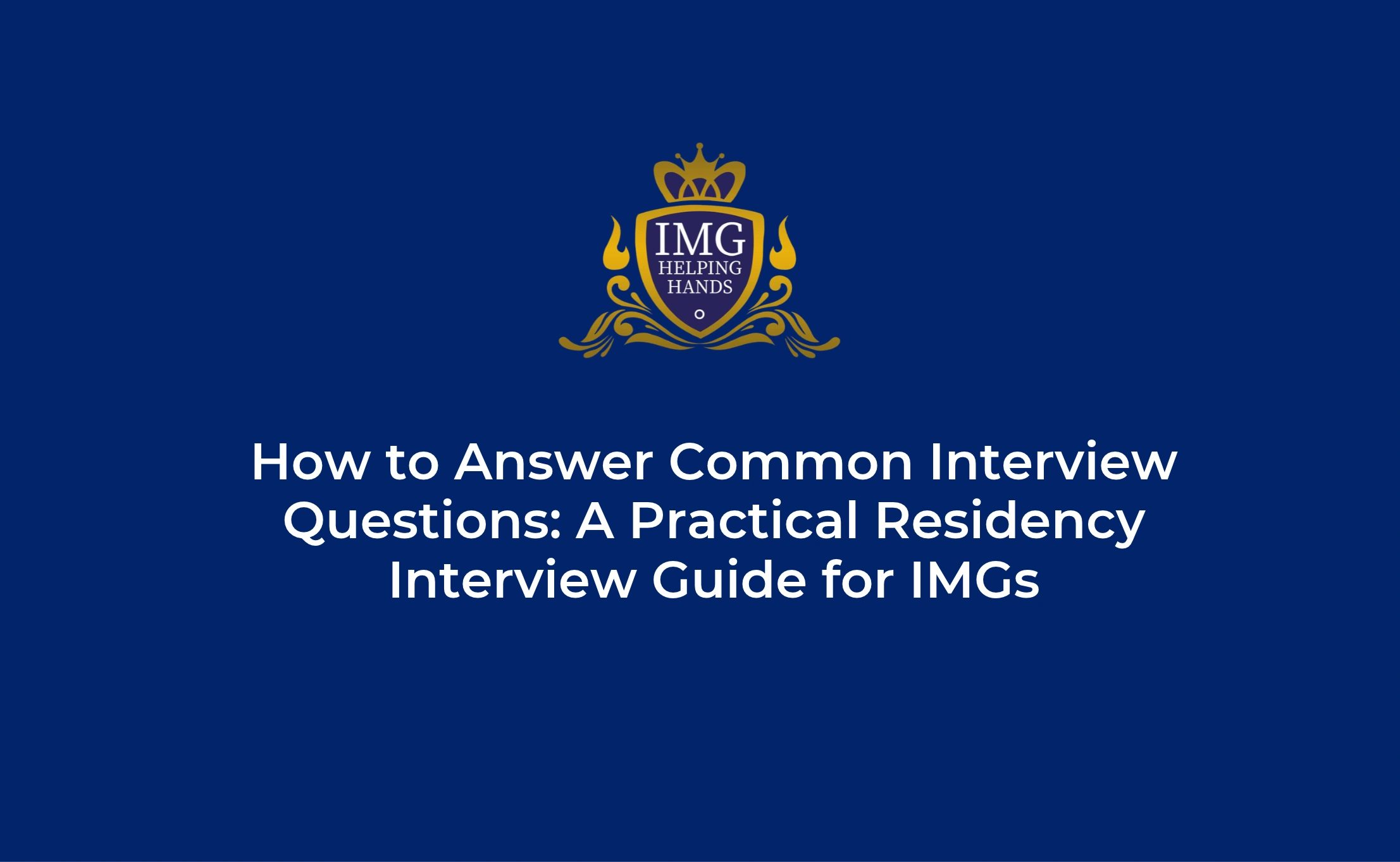 How to Answer Common Interview Questions